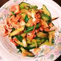 mo5562's cooksnap of when they made 簡単なのに激ウマ！豚キムチきゅうり入り.