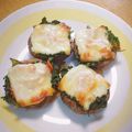 単刀直入's cooksnap of when they made 簡単☆椎茸の大葉キムチーズ焼き.