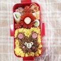 mother＊s's cooksnap of when they made クマちゃん弁当♡そぼろ♡簡単♡キャラ弁.