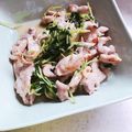 mujica♪sa's cooksnap of when they made 鶏モモと豆苗のササッと炒め.