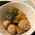 ユキぬん's cooksnap of when they made 鶏つくねとカボチャの煮物.