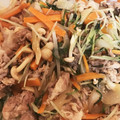 クックSHCHTZ☆'s cooksnap of when they made 豚肉と水菜のからし和え.