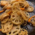 いけうっちー's cooksnap of when they made シャキっと！レンコンとにんじんのきんぴら.