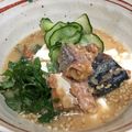 yomino's cooksnap of when they made ごはんがあれば火要らず、サバ缶冷や汁.