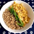 みかえ's cooksnap of when they made 簡単！鶏そぼろ丼.