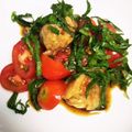 ももちゃんパンダ's cooksnap of when they made さっぱり！鶏ももトマトの酢醤油炒め♬。•.