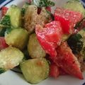 柊さくら's cooksnap of when they made 超簡単！キュウリとプチトマトの胡麻和え.