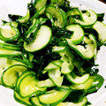 みつや014's cooksnap of when they made 5分で！簡単わかめときゅうりの酢の物.