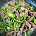 ムーミン☆ママ's cooksnap of when they made 砂ずりとピーマンの塩コショウ炒め.