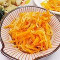 えリﾋﾟｮﾝ★'s cooksnap of when they made にんじんと白滝のたらこあえ.