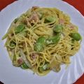 クッカーまさおちゃん's cooksnap of when they made ソラマメとベーコンのクリームパスタ.