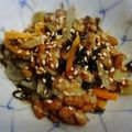 しろだいふく's cooksnap of when they made 郷土料理!納豆で新潟きりざい（丼にも）.