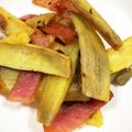 あっきぃママ3's cooksnap of when they made さつまいも&ベーコンバター：お弁当おかず.
