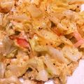 ひなた１０１６'s cooksnap of when they made キャベツ カルボナーラヽ(*´▽)ノ♪.