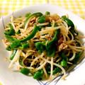 クリちゃん0309's cooksnap of when they made ピーマンともやしのオイスター炒め.