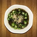 みき忠's cooksnap of when they made 簡単‼オクラもずく酢.