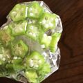 けーこころん's cooksnap of when they made ★レンジでチン！簡単オクラの冷凍保存♪.