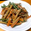 クックOHJN1S☆'s cooksnap of when they made きんぴらごぼう 圧力鍋3分.