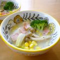 runa10's cooksnap of when they made 白菜とベーコンの♡ミルク鍋♡.