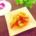 hikarin♪'s cooksnap of when they made お弁当にも♪簡単竹輪のマヨポンおかか和え.