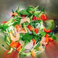 sorisori's cooksnap of when they made パクチーときゅうりのエスニック春雨サラダ.