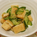 youtapapa's cooksnap of when they made 超簡単♬ キュウリと油揚げの麺つゆ和え.
