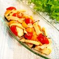 なつき☆ミ's cooksnap of when they made エリンギとハムとプチトマトの炒め物.