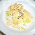 きらり流れ星's cooksnap of when they made 葱と油揚げのぬた.