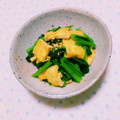 まあまま☆0403's cooksnap of when they made 簡単^^小松菜と油あげ炒め.