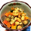 キャラメグ♪'s cooksnap of when they made ✿見た目と違う？根野菜のガーリック風味✿.
