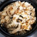 ✴︎ひろ✴︎'s cooksnap of when they made 松茸のお吸い物で！きのこの炊き込みご飯.