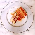 ナピト's cooksnap of when they made ❁お弁当に❁厚切りベーチー餃子包み焼き❁.