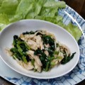 kirinda's cooksnap of when they made ほうれん草とささみの胡麻和え.