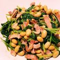クックYM4ILA☆'s cooksnap of when they made 蒸し大豆のベーコン炒め.