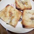 まるっち☆★'s cooksnap of when they made 油揚げと大葉とチーズのハサミ焼き.