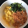 Tomotabi's cooksnap of when they made 三色丼.
