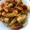 minicha's cooksnap of when they made お弁当に！ちくわとカニカマのお好み風.