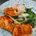 クックRAEA77☆'s cooksnap of when they made ❦鶏肉とほうれん草のケチャチーズ炒め❦.