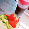 ふーぅ♪'s cooksnap of when they made 簡単 ごま油で和風ドレッシング☆.