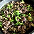 ＨＥＦ's cooksnap of when they made 簡単♡牛肉と茄子とピーマンのポン酢炒め.