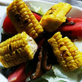 ふぁんたにゃん's cooksnap of when they made 焼きとうもろこしのサラダ.