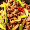 clover55's cooksnap of when they made 牛肉とアスパラのオイスターソース炒め.