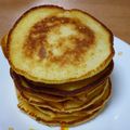 みにまめ's cooksnap of when they made きいろがキレイ♪にんじんホットケーキ.