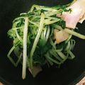 クックPIHA91☆'s cooksnap of when they made 水菜とベーコンの中華炒め.
