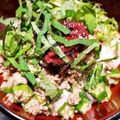 つっちーという人's cooksnap of when they made 梅とオクラのさっぱり☆冷やし肉味噌うどん.