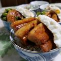 ｸﾏﾘｴ's cooksnap of when they made あの塩豚でめちゃうま角煮丼ができました❤.