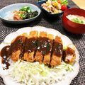 もりはん's cooksnap of when they made 洋食屋さんの味♪デミカツ丼（ドミカツ丼）.