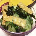 ゆみっち先生's cooksnap of when they made きゅうりと油揚げの酢の物♪.