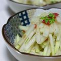 ピンクのたまご's cooksnap of when they made ドレッシングいらず！梅大根サラダ.