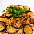 けんけん1016's cooksnap of when they made 茄子とネギのパスタ〜にんにく油使用.